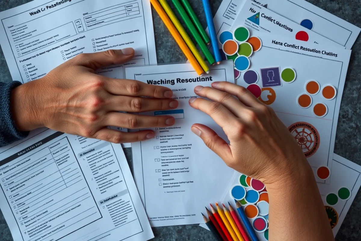 teaching conflict resolution to kids checklist — Teaching Conflict Resolution To Kids Checklist (the finished result)
