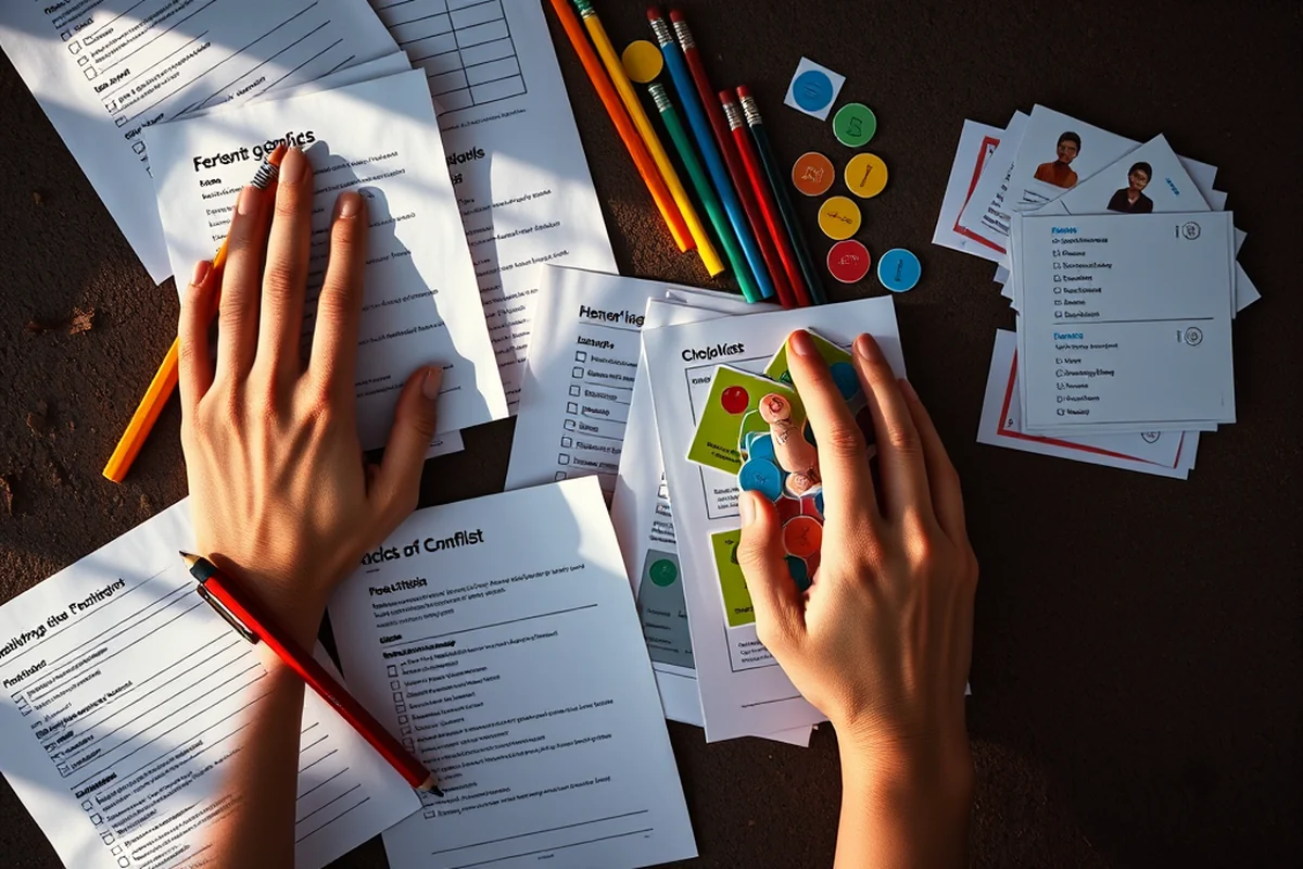 teaching of conflict checklist — Teaching Of Conflict Checklist (the finished result)