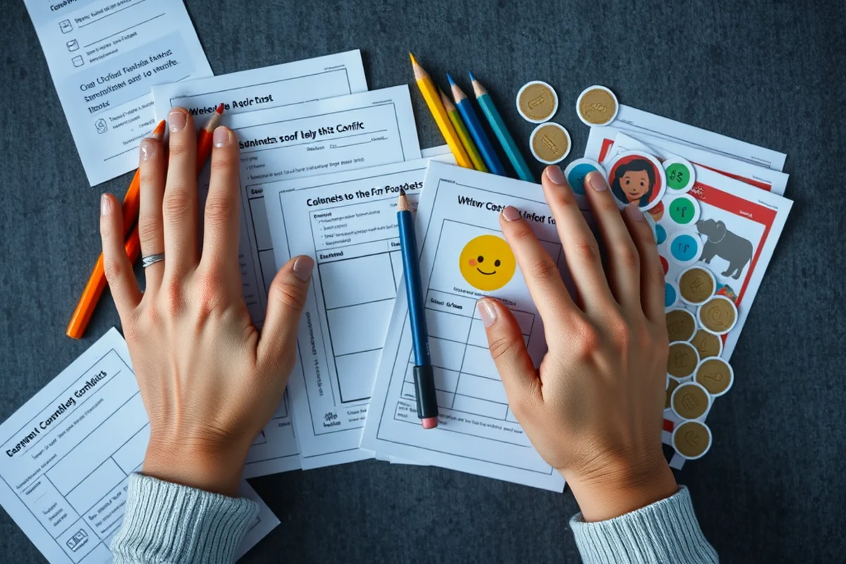 teaching children about conflict vs — Teaching Children About Conflict Vs (the finished result)