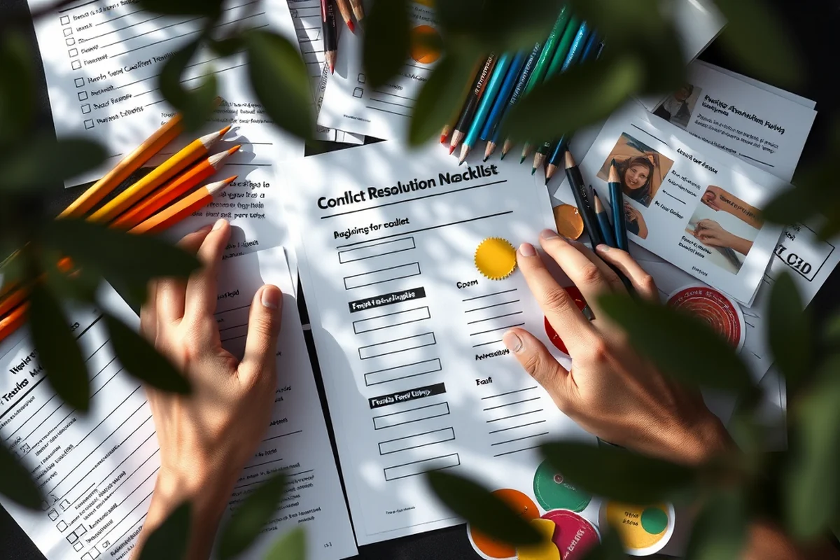 teaching conflict resolution to adults checklist β Teaching Conflict Resolution To Adults Checklist (the finished result)