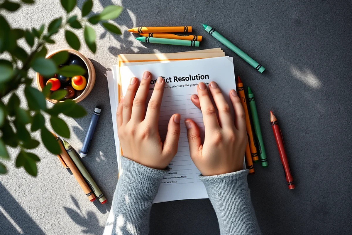 teaching kids conflict resolution checklist — Teaching Kids Conflict Resolution Checklist (the finished result)