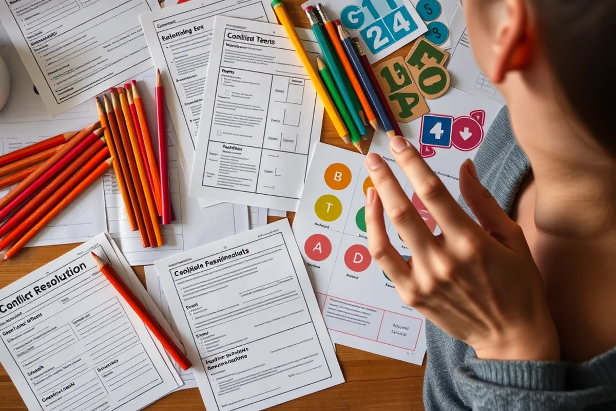 teaching teens conflict resolution templates — Teaching Teens Conflict Resolution Templates (the finished result)